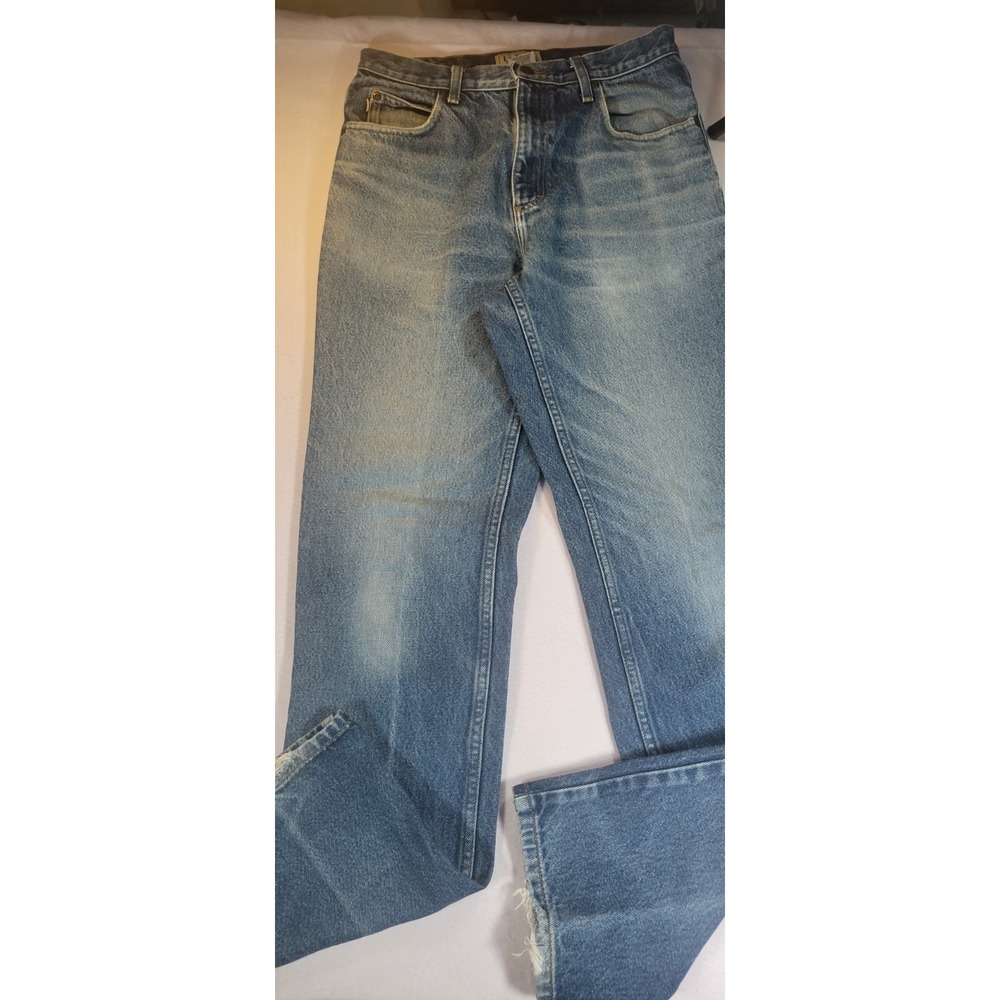 LL Bean Classic Fit Straight Leg Jeans Medium Wash Denim Mens 31x34 Outdoor